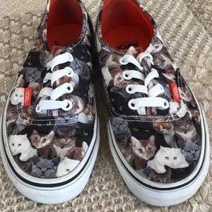 Vans ASPCA Cat Shoes - Gently Worn